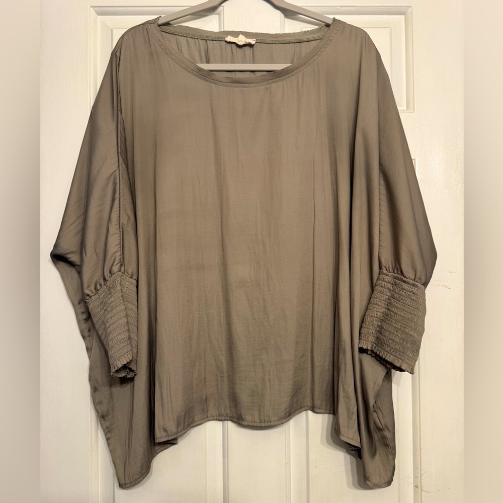 Elegant Sage Green Women's Top